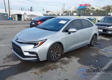 2025 Toyota Corolla Se z USA, uszkodzony, nr VIN 5YFS4MCE2SP233012